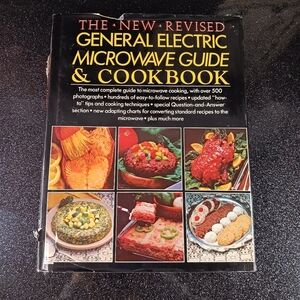 3/$35💜 The New Revised General Electric Microwave Guide & Cookbook.